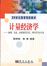 計量經濟學:原理、方法、應用及EXCEL、MINITAB工具 計量經濟學:原理、方法、應用及EXCEL、MINITAB工具