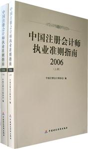 中國注冊會計師執業準則指南上下冊 中國注冊會計師執業準則指南上下冊